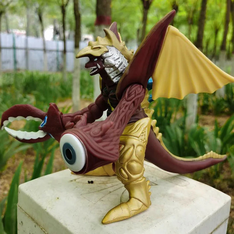 2022 New Anime Ultraman Monster Godzilla large Giga Khimaira Soft Glue DX King Galactron Action Figure Toy  Gifts