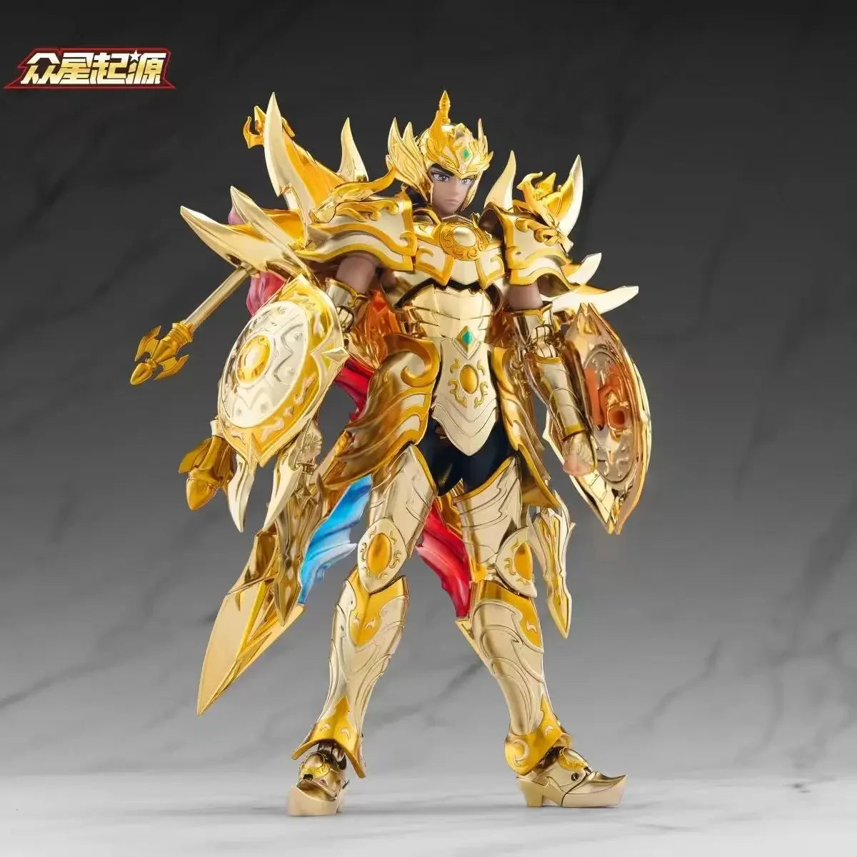 100% Saint Seiya Toypoint TP God Libra Dohko SOG And Totem Gold Knights Of The Zodiac Anime Collection Figures Model
