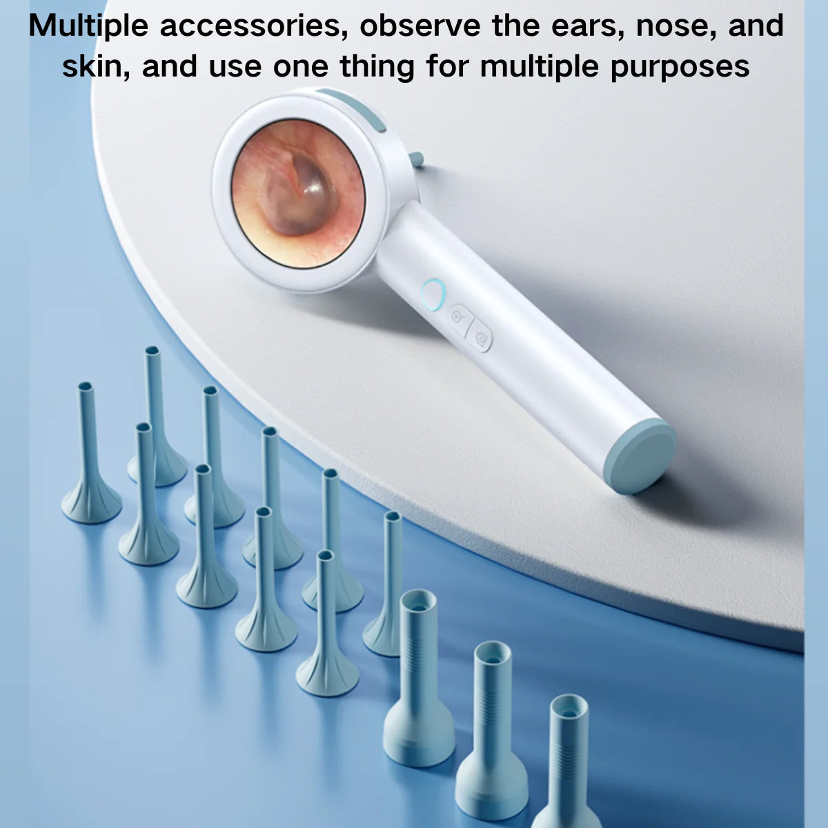 1.8’’ Screen Ear Camera Instant On/Record, Home & Pet Otoscope for Kids/Adults/Dogs/Cats, HD Visual Ear Cleaner