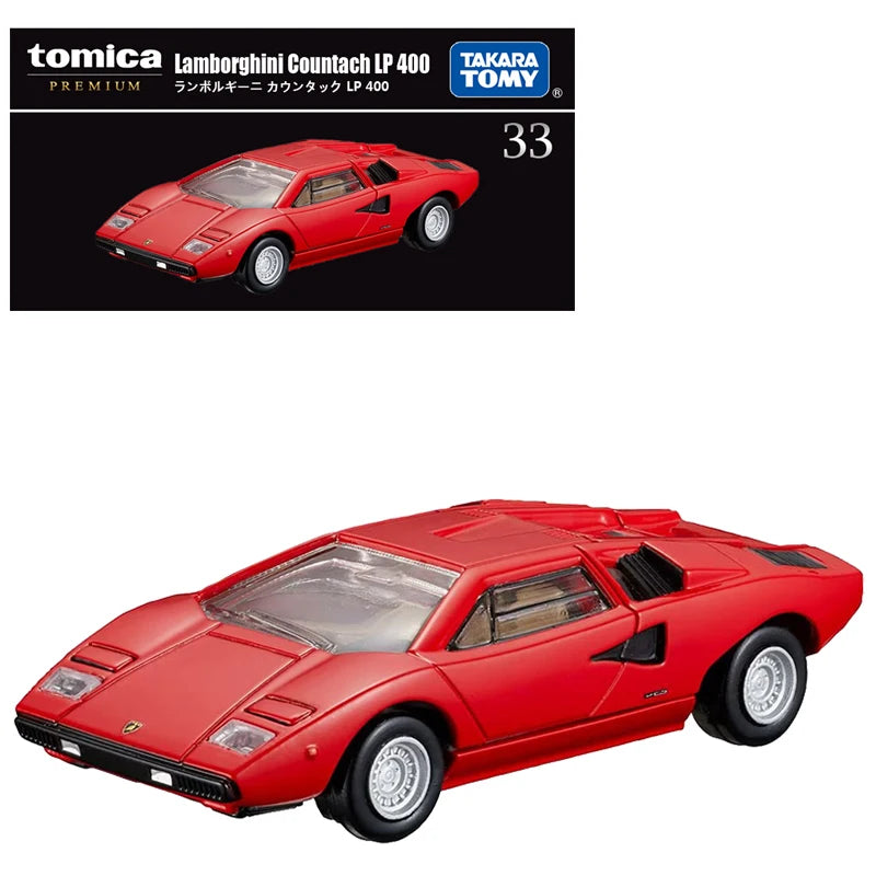 TAKARA TOMY Tomica Premium Simulated Alloy Car Model Christmas Boy Toy Decoration Honda Nissan Toyota Lamborghini Collectible