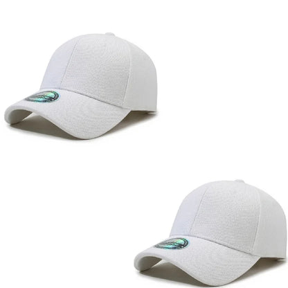 Back Closed Baseball Caps for Men and Women, Big Head and Small Head Hat, High Quality Headwear