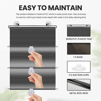 Roller Curtains for Window Kitchen Curtain Blackout Blinds Blind Roll Living Room Drill Adjustable Rolls Shade Shades Roman Home