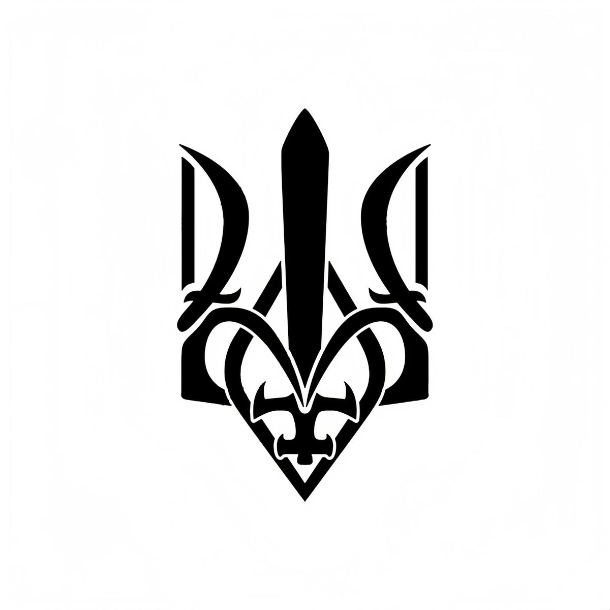 Ukraine Трезубец Тризуб Whole Body Waterproof Vinyl Car Sticker Decal Car Accessories Decor Pegatinas Para Coche