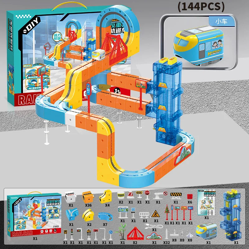 Magnetic Suspension Track Train Lifting Anti-gravity DIY Assembly Lift Railway Car 2026 New Educational Toys for Children Kids