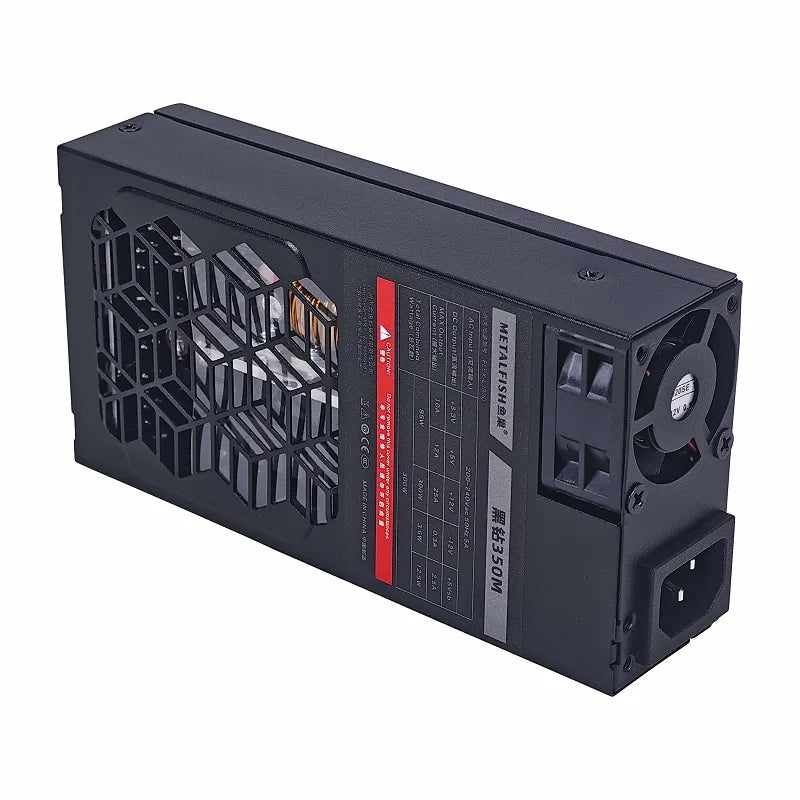METALFISH Flex 300W Full Modular Power Supply Flex-ATX 1U PSU For ITX Mini PC POS NAS GPU Dock 220-240V