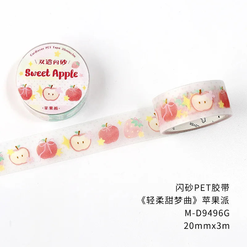 1pcs/1lot Decorative Adhesive Tapes Gentle Sweet Dream Song Junk Journal DIY Paper Japanese Masking Scrapbooking Stickers
