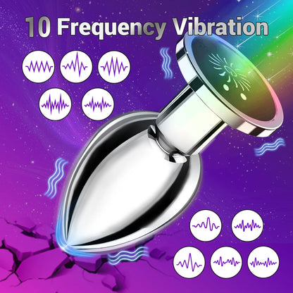 Wireless Anal Plug Vibrator Male Remote Prostate Massager Powerful Control Butt Plug Vagin Stimulator Adult Sex Toy for Couple