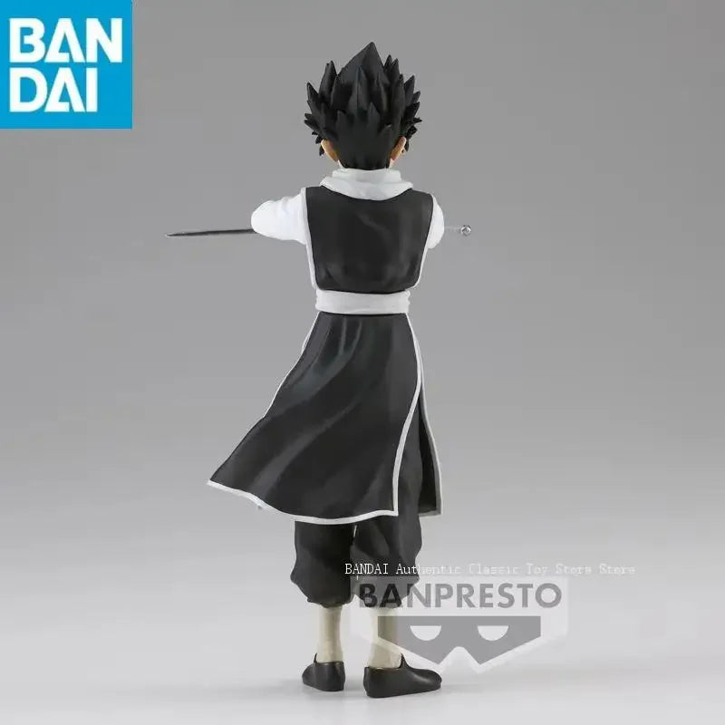 Original Bandai DXF YuYu Hakusho Hiei 30th Anniversary PVC Anime Genuine Collection Action Figures Model Toy Gift 14cm