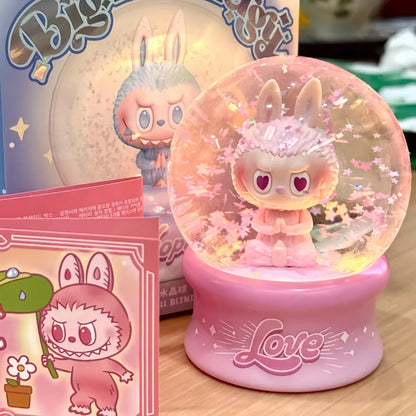 Original Pop Mart The Monsters Labubu V3 Big Into Energy Series Crystal Ball Blind Box Mystery Box Ornaments Girl Birthday Gifts