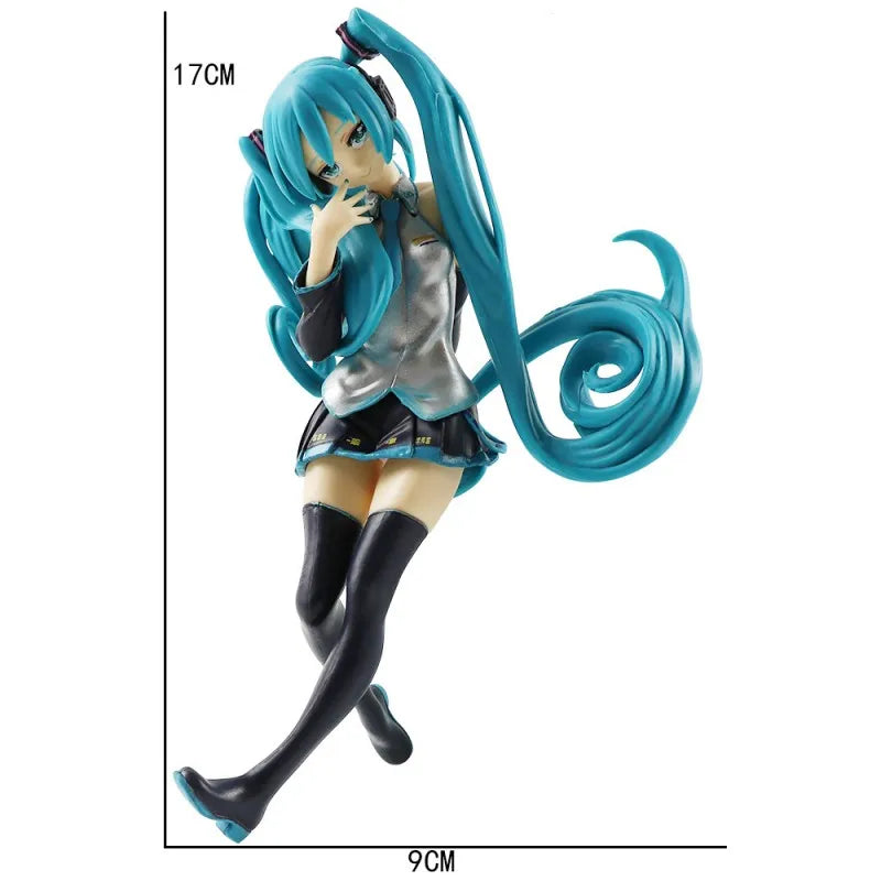 Hot Kawaii Girl Hatsune Miku Anime Figure Fashion Subclture Miku Action Figure Birthday Gift PVC Collection Model Doll Toys