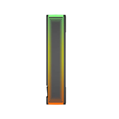UPSIREN UF-3 Prism 7PRO Computer Case Cooling Fan,Double-sided full lens,12CM ARGB motherboard synchronization，CD pattern axis