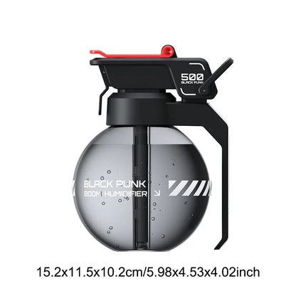 Grenade Humidifier Esports Cyberpunk Air Humidifier Desk Decorative Grenade Essential Oil Aromatherapy Diffuser for Home Office