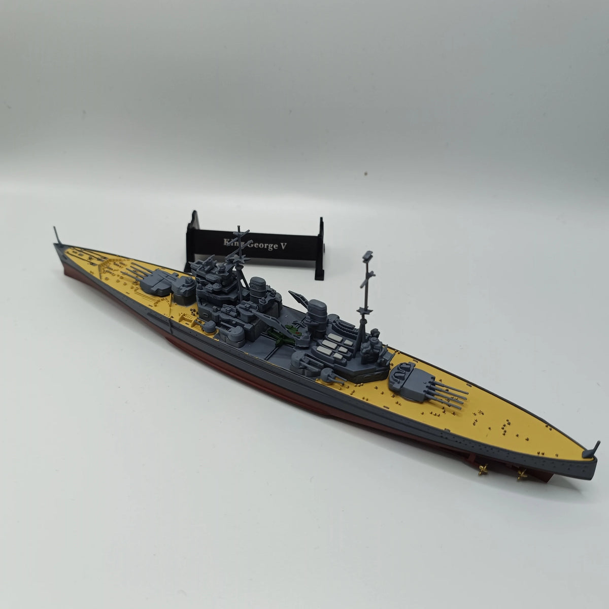 1/1000 Scale WW2 Military Warships KMS Prince of Wales 1941 & King George V 1940  Battleship Collection Model Kids Christmas Toy