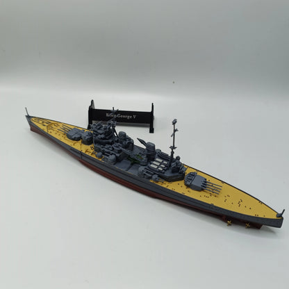 1/1000 Scale WW2 Military Warships KMS Prince of Wales 1941 & King George V 1940  Battleship Collection Model Kids Christmas Toy