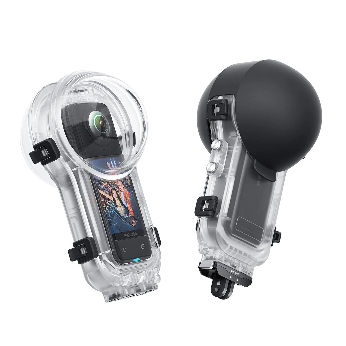 AMagisn Waterproof Case for Insta360 X5 - 60m Depth Invisible Dive Housing for X5 Accessories