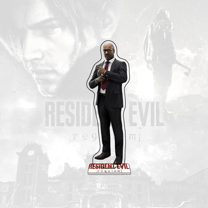 Resident Evil Requiem 15CM Leon Scott Kennedy Grace Ashcroft Acrylic Stand keychain Figure Desktop Decor Collection For Gamers