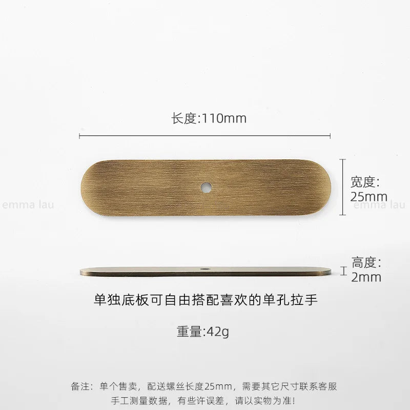 Light Luxury Brass Furniture Handles Retro Long Strip Cabinet Handles Round Door Drawer Knobs Kitchen Wardrobe Cupboard Pulls