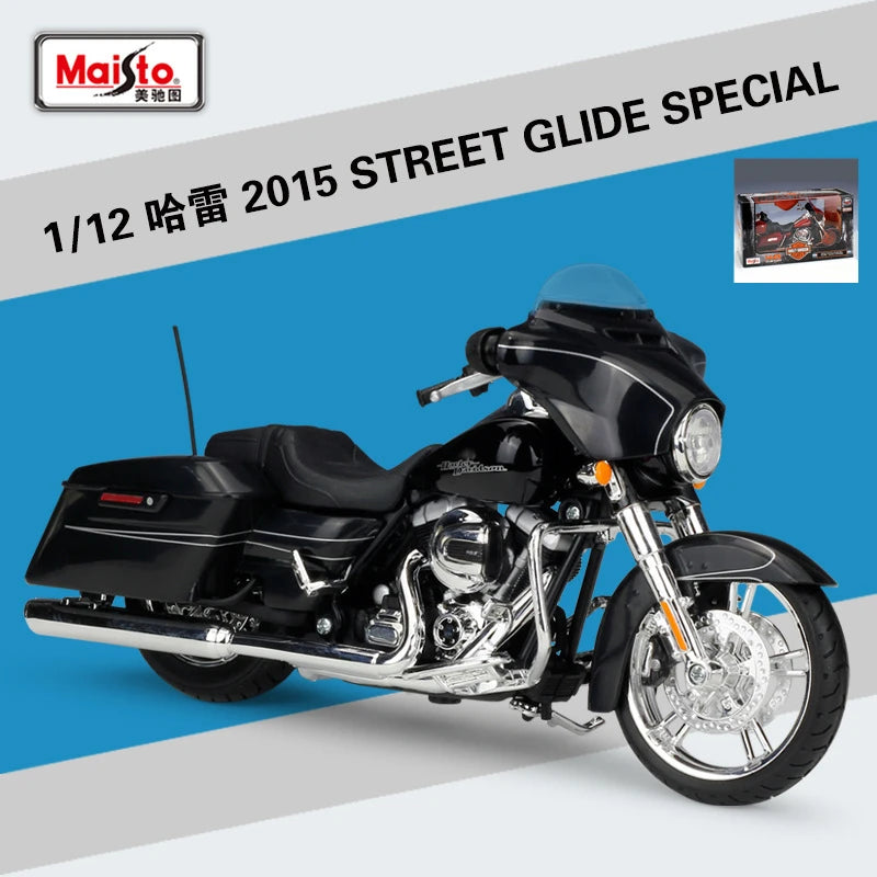 Maisto 1:12 Harley-Davidson 2015 Street Glide Special Alloy Motorcycle Model Diecast Classic Motorcycle Model Collectible Gifts