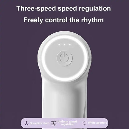 Electric Egg Beater Wireless Electric Food Mixer Handheld Mixer with 3 Speed Settings Baking Dough Cake Cream Milk Whisk