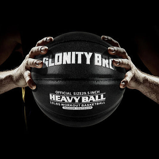 Aggravated Basketball 3lbs Size 7 Indoor Outdoor Special Training Heavy Ball for Improving Ball Handling Dribbling Passing Skill