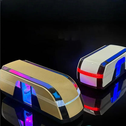 Control 1:24 Robovan Alloy Bus Car Model Diecast Metal New Energy Electric Bus Vehicle Car Model Simulation Sound Light Gift