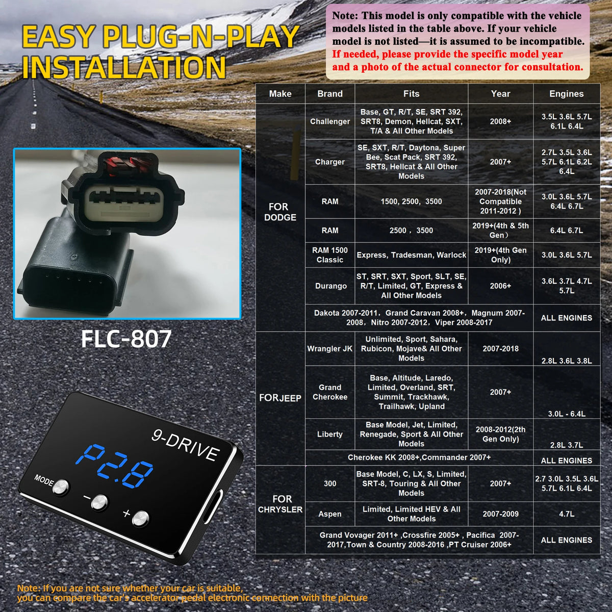 Car Electronic Throttle Controller Accelerator Tuning For Car 9 Drives 5 Modes Racing Accelerator Potent Booster For All Cars