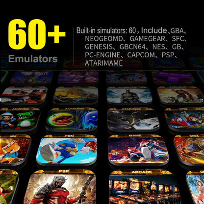 G5 Game Retro Console 4K HD 70000+Games 60+Emulators for PS2 PSP WII N64 Dual System USB Receiver Console for Kids Gift