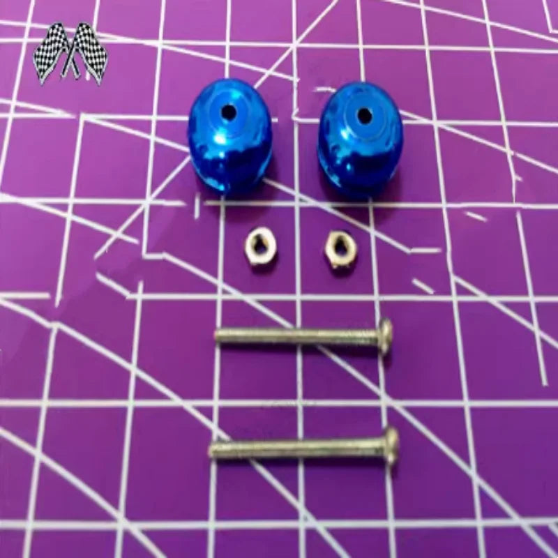 Self-made Tamiya 4WD accessories shock absorption anti-jump small tinting color electroplating small ding ding 2 pieces
