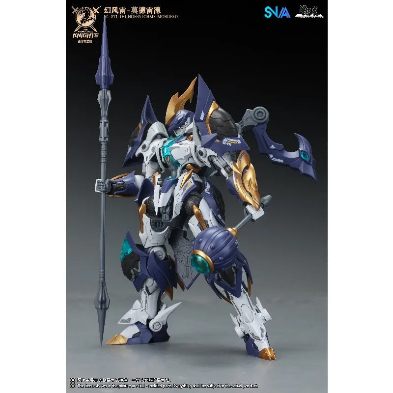 SNAA Knights of the Round Table Huan Feng Lei Mordred Original Chinese Mecha Assembly Model Kit Collectible Display Model
