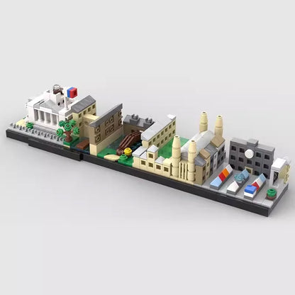 2024 New Hot City Movie Skyline Bricks Pisa Rome Rotterdam Cambridge Education Architecture Building Blocks Fans Birthday Toys
