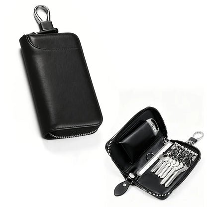 Genuine KeyChain Car Key Unisex Key Bag Multifunction Organizer Wallet Holder Smart Housekeeper Car Small Key Case Keys