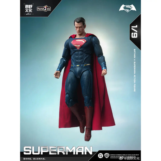 FondJoy Superman 2.0 Action Figure 1/9 BVS Edition Collection Moveable Model Hero Desktop Toys Ornament