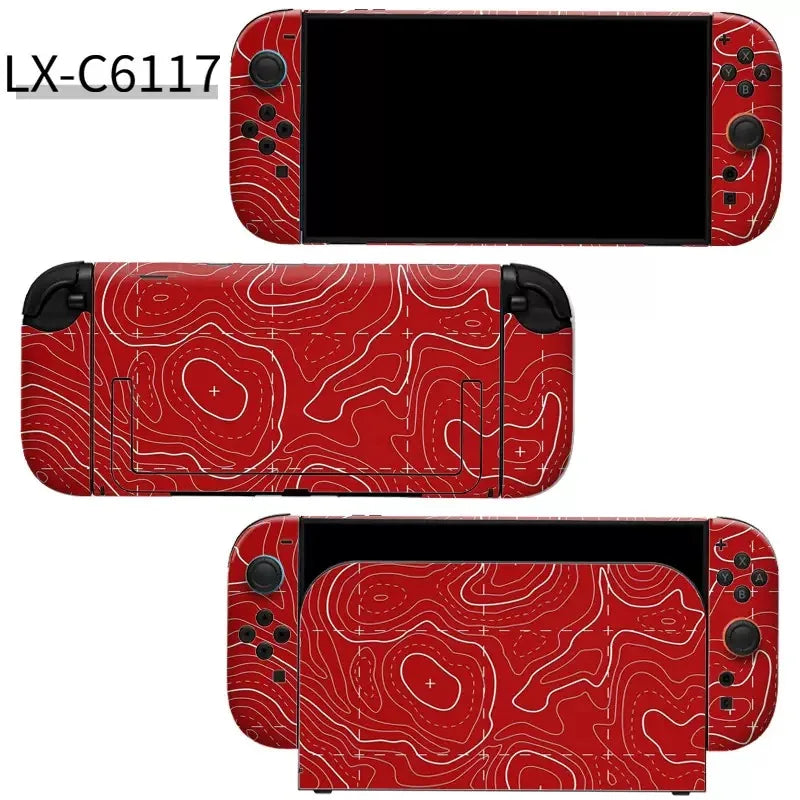 Colorful Sticker Skin for Nintendo Switch 2 NS Console Dock Charger Stand Holder Joy-con Controller Vinyl