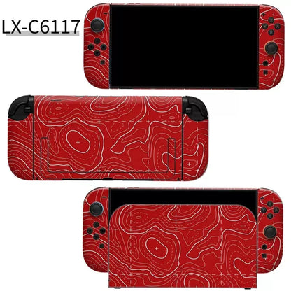 Colorful Sticker Skin for Nintendo Switch 2 NS Console Dock Charger Stand Holder Joy-con Controller Vinyl