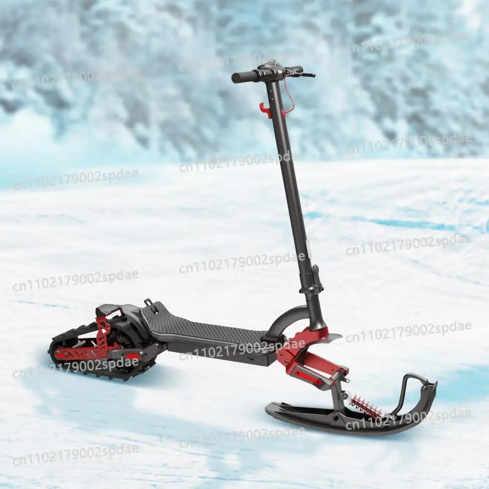 3-in-1 45Km/h Winter sled 48V 20Ah 2000W Motor Electric Snow Scooter with snow kit for All Terrain Off Road Tracked