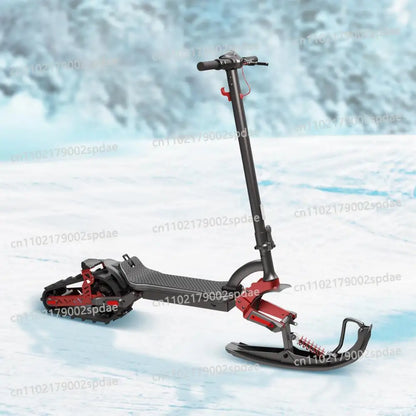 3-in-1 45Km/h Winter sled 48V 20Ah 2000W Motor Electric Snow Scooter with snow kit for All Terrain Off Road Tracked