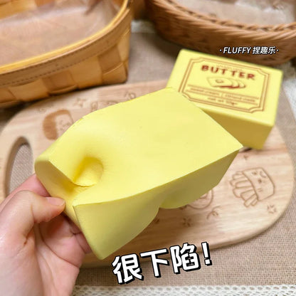 Simulated Squeeze Butter Stress-relieving-toys Squishy Fake Fun Pinch Uncompressed Fidget Toys Popular Children Favor Gift