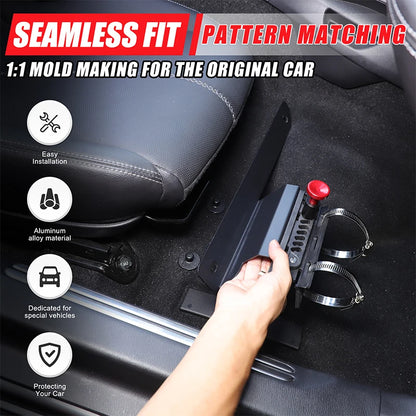 For Mazda MX-5 MX5 ND 2016-2025 Aluminum Alloy Car Co-pilot Under Seat Firefighting Bracket Interior Car Accessories(LHD RHD)