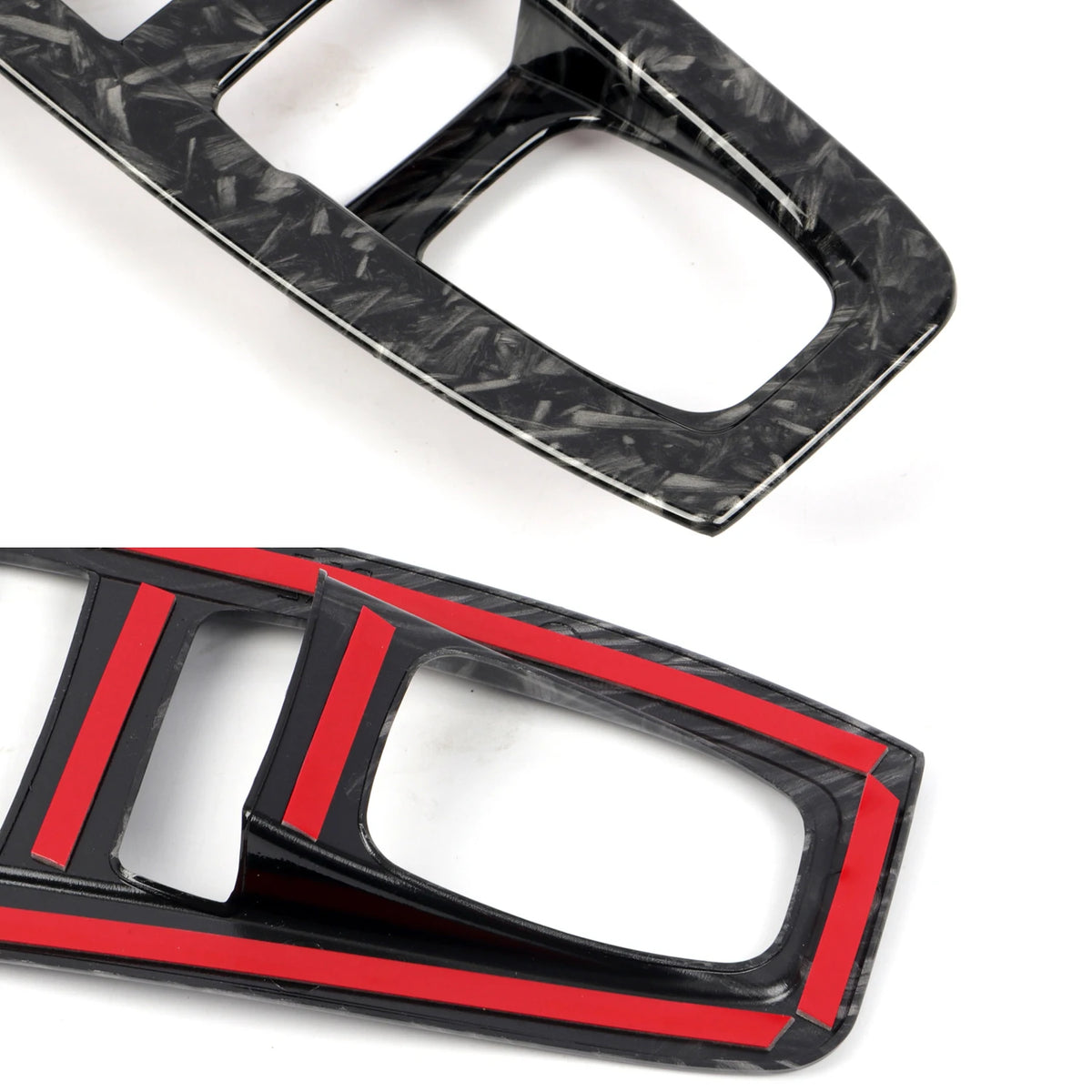 Car Accessories For Toyota GR86 / Subaru BRZ 2022 2023 ABS Carbon Fiber Style Interior Window Switch Panel Cover Trim 2pcs