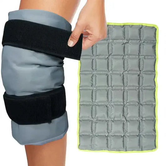 Large Knee Ice Pack for Injuries Reusable Cold & Hot Pack Wrap for Knee Leg Neck Pain Relief Cold Compress Therapy for Foot Care