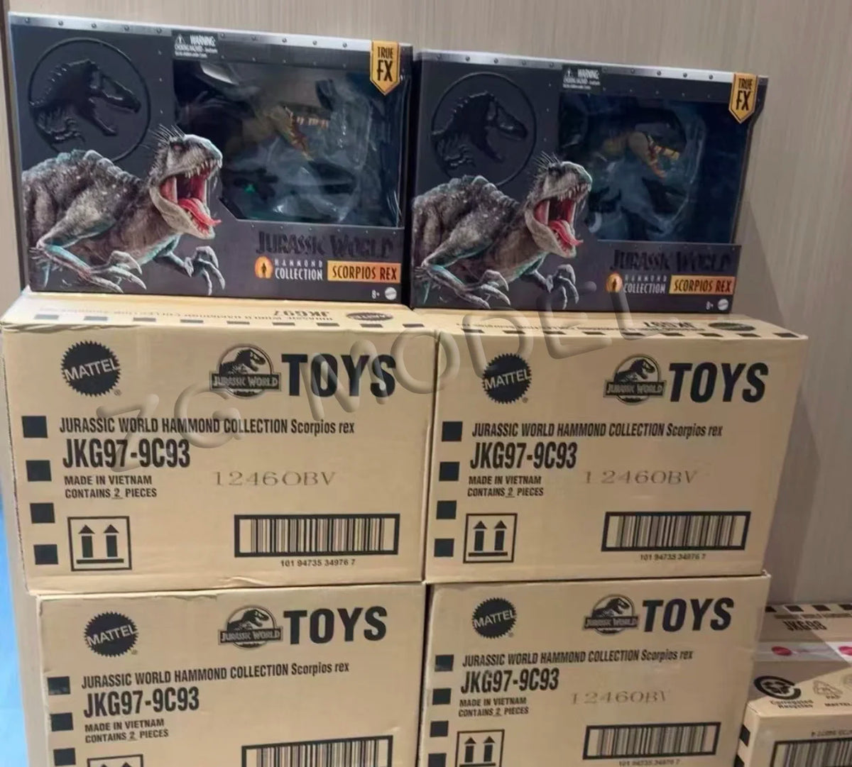 Mattel Jurassic World Hammond Collection Scorpios‑Rex Dinosaur Figure, 100% Authentic Original Item, Factory‑Sealed Box