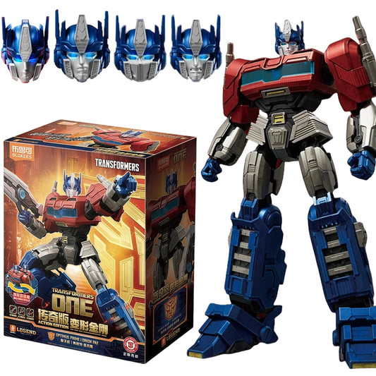 BLOKEES Original G1 Orion Pax Transformers ACTION EDITION 19CM Transformation Soundwave Action Figure Toy Decepticons Autobot