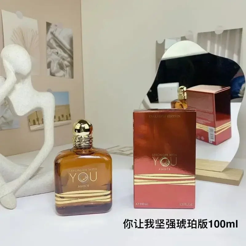 Perfect 100ml Stronger With You Absolutely Sandalwood Oud Perfume, Suitable For Both Men And Women Long lasting Fragrance