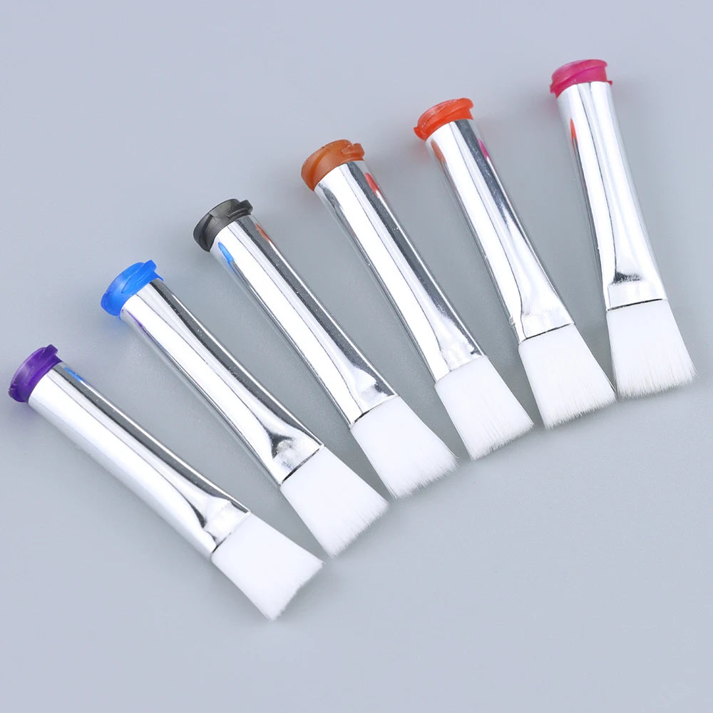 5Pcs 7-8mm Flat Mouth Soft Brush Needle Dispensing Injection Needle Precision Dispensing Machine Glue Coating Needle