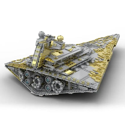 New 3130Pcs Famous Star Battle Movie Moc Destroyer Golden Spaceship Diy Creative Ideas Child Toys Birthday Gifts Custom Puzzles