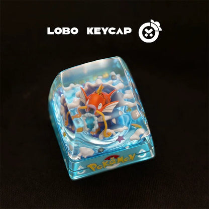 Pokemon Drip Glue Keycap Resin Keycap For Mechanical Keyboard Artisan Customized Keyboard Accessory