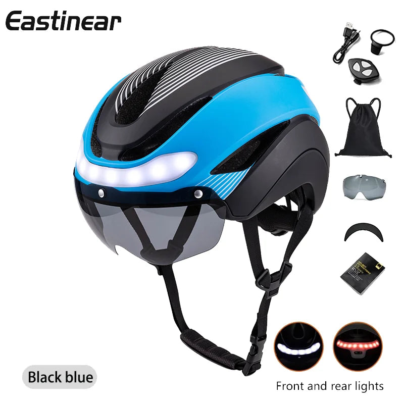 Eastinear High-quality Bicycle Helmet LED Light for Men and Women Racing Road Smart Bicycle Helmet Professional Riding Equipment