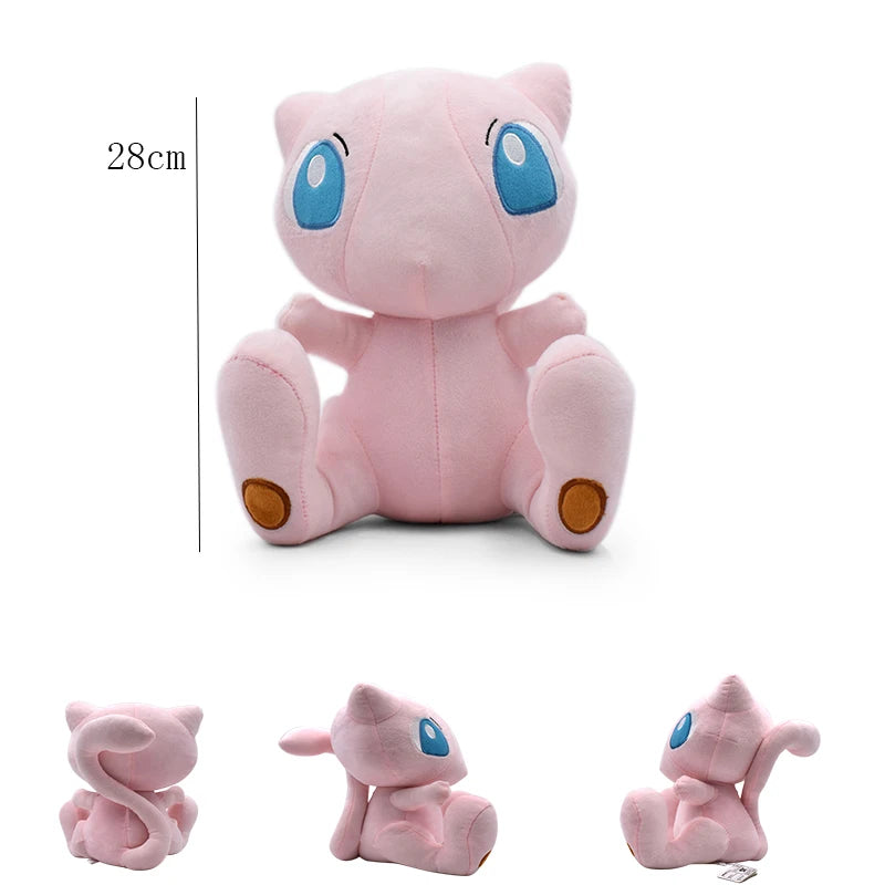 Mew Pokemon Plush Doll Kawaii Cartoon Go dex Mew Plush Toys Soft Stuffed Kawaii Anime Doll Pillow Birthday Gift For Kids