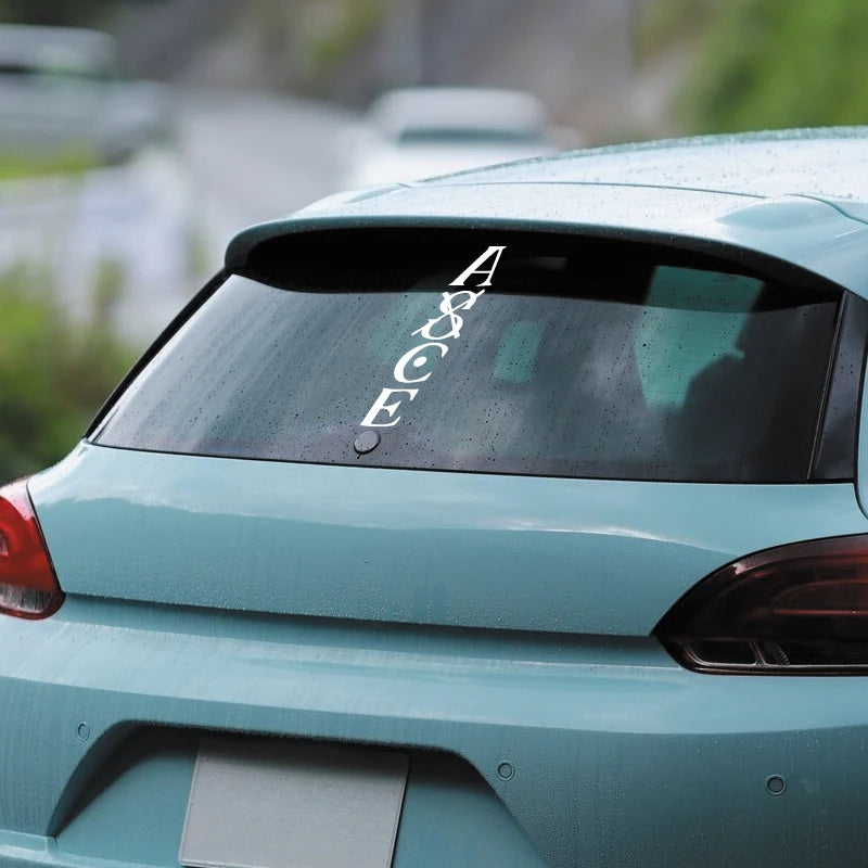 'ASCE"decal,creative&fashion decal for anime fans,high quality for car truck &laptop,waterproof car exterior decoration