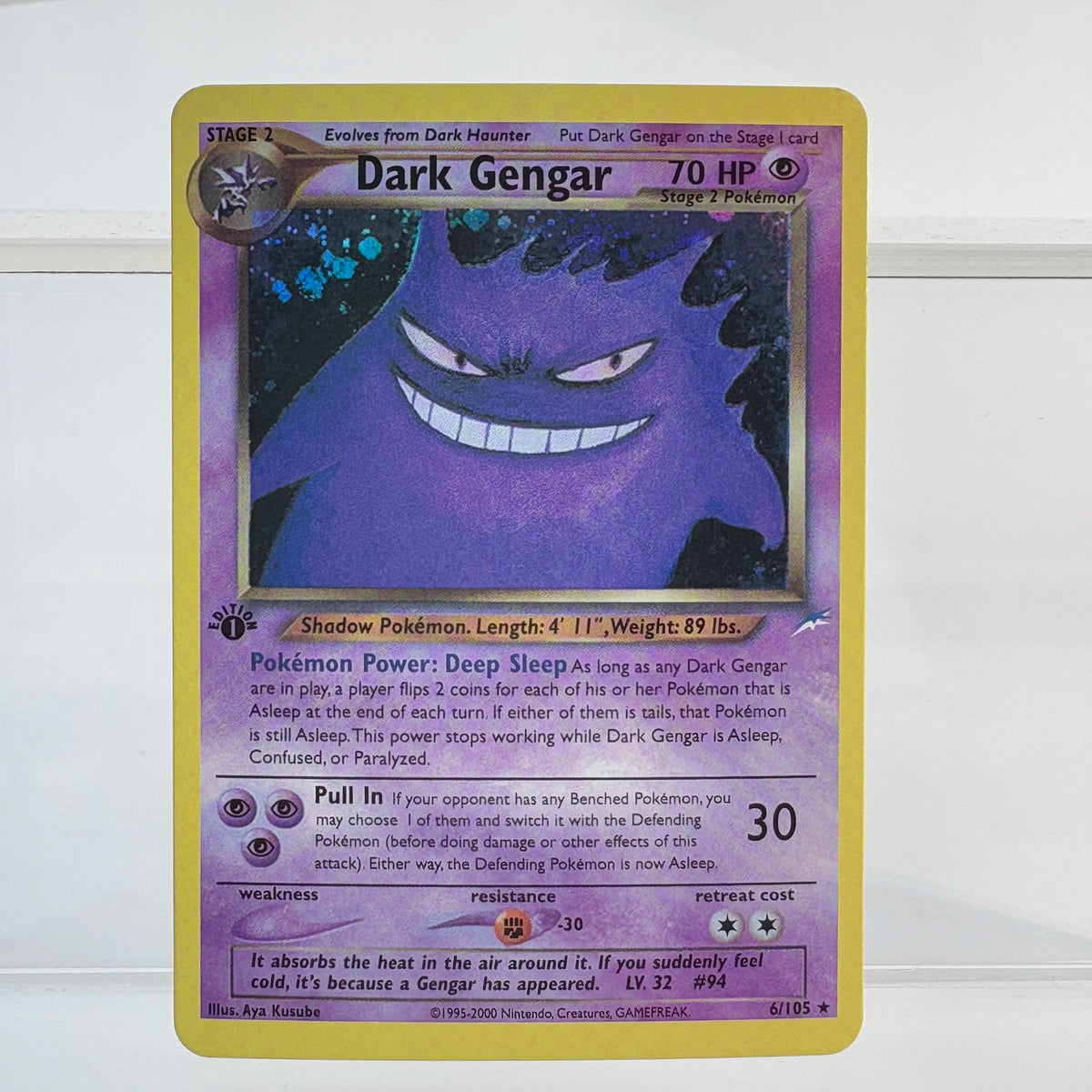 PKM Foil Proxy Card GENGAR&MIMIKYU GX DARK GENGAR Hobbies Game Collection Battle The best gift PTCG Card